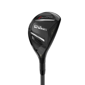 Wilson Dynapwr Hybrid 3 face detail highlights a larger hitting surface for versatile hybrids.