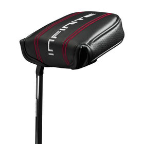 Wilson Infinite Buckingham in-use shot shows confident setup on the green.