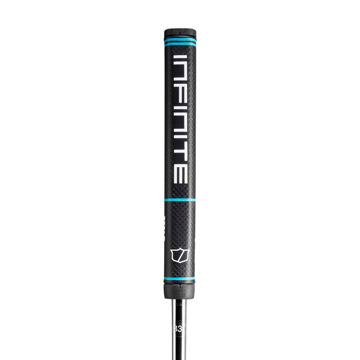 Wilson Infinite Bucktown putter face detail showing double-milled finish for smooth roll