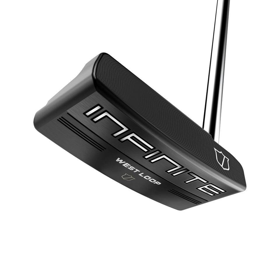 Wilson Infinite West Loop putter 35-inch overview highlighting alignment and steady sightline.