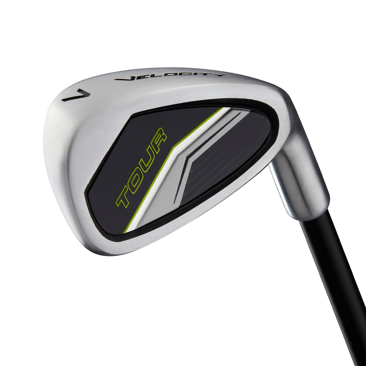Wilson Junior Tour Velocity iron, right-handed, perimeter-weighted for steadier shots.