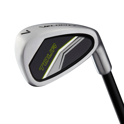 Wilson Junior Tour Velocity iron, right-handed, perimeter-weighted for steadier shots.