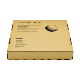 Wilson Profile Distance 36-pack yellow balls displayed in a box for value