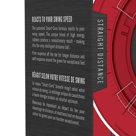 Wilson Smart Core golf ball near greens with soft feel for improved touch