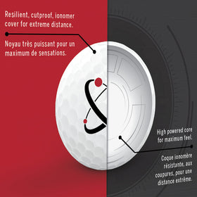 Wilson Smart Core golf ball on course showing balanced distance and accuracy