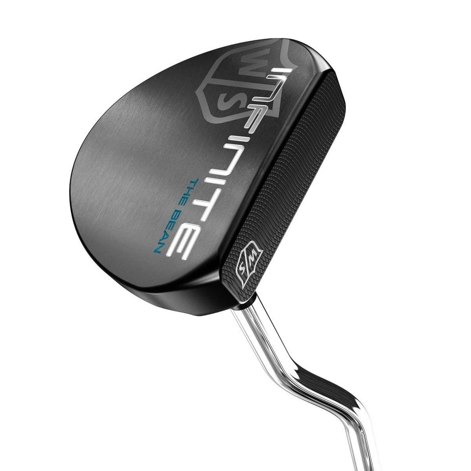 Wilson Staff Bean Infinite putter face detail shows double milling for consistent roll.
