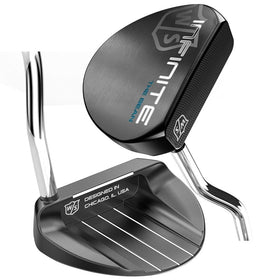 Wilson Staff Bean Infinite putter head with dark finish enhances sight-lines for precise alignment.