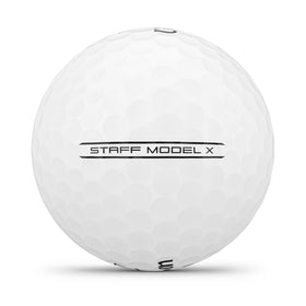 Wilson Staff Model X firmer compression core close-up hints at high launch and low spin