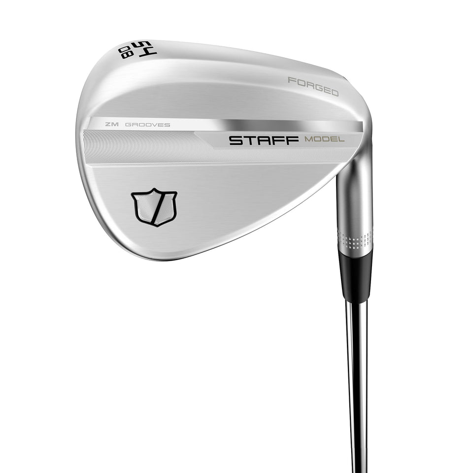 Wilson Staff Model ZM wedge with grooved face for enhanced spin