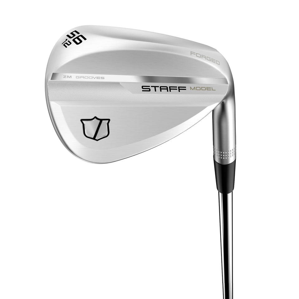 Wilson Staff Model ZM Wedge 56-12 face highlights soft feel and spin control.