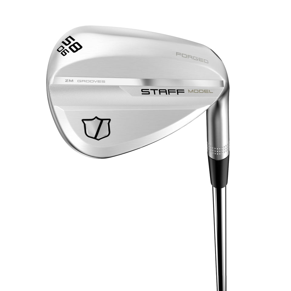 Wilson Staff Model ZM Wedge 58/6 front view delivers precise greenside control.