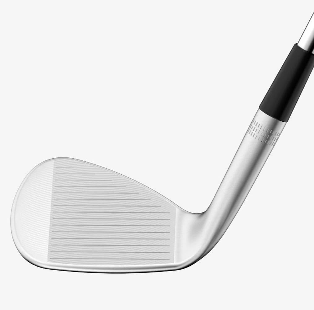Wilson Staff Model ZM wedge forged 8620 carbon steel face for soft feel and consistency.
