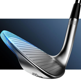 Wilson Staff Model ZM wedge in hand ready for tight greenside approach.