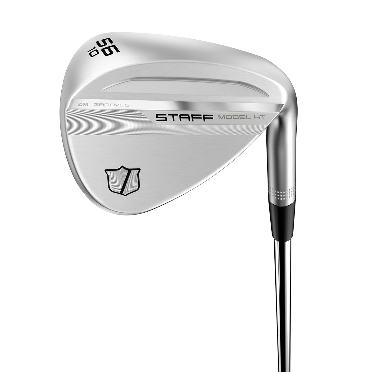 Wilson Staff Model ZM Wedge HT 56/10 face shows spin potential and soft feel.