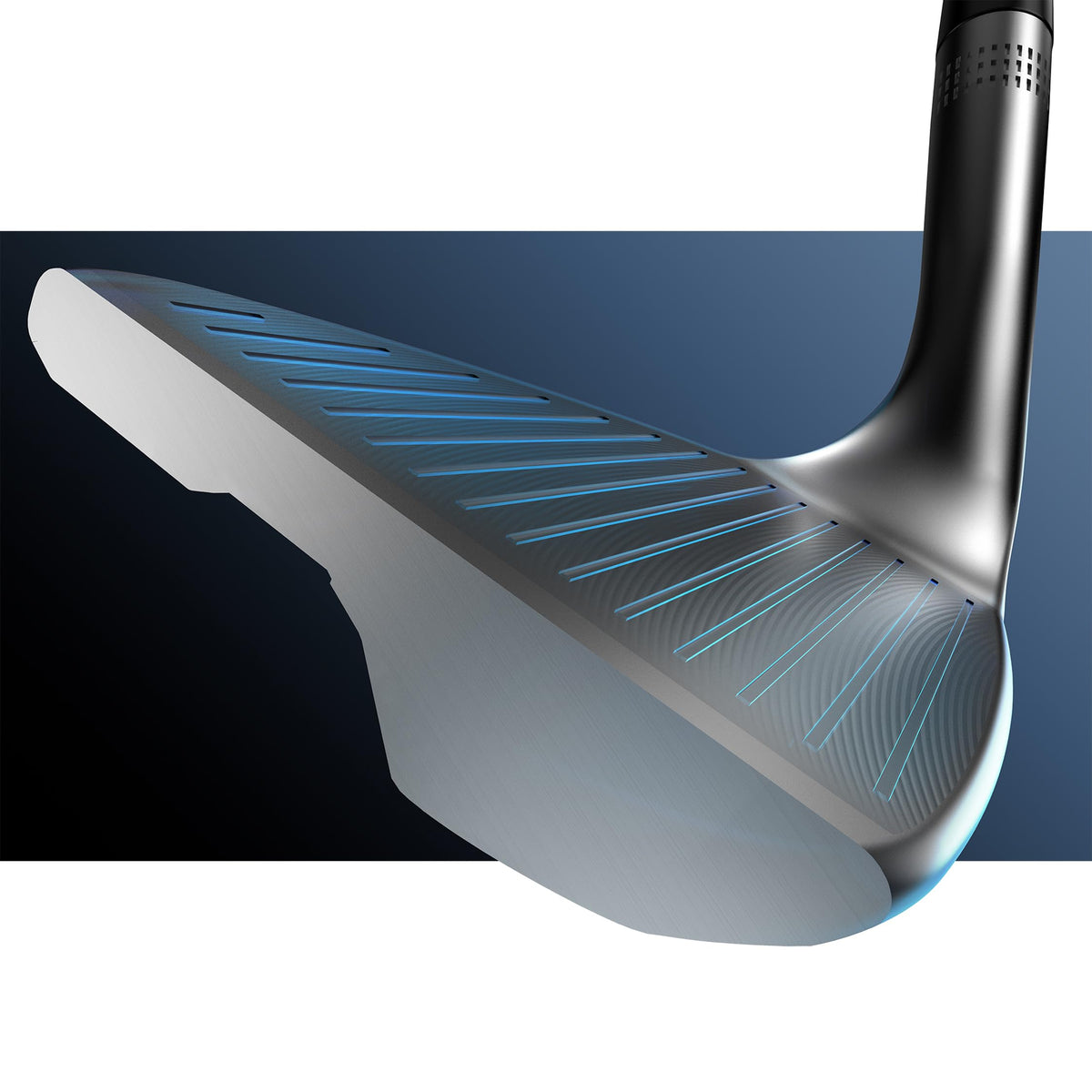 Precision-milled face provides consistent spin across shots