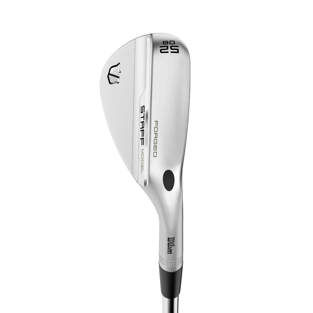 Wilson Staff Model ZM wedge precision-milling details convey sharp greenside feel.