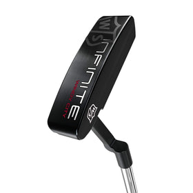 Wilson Staff Windy City Infinite Putter face close-up highlighting precision milled surface for consistent roll