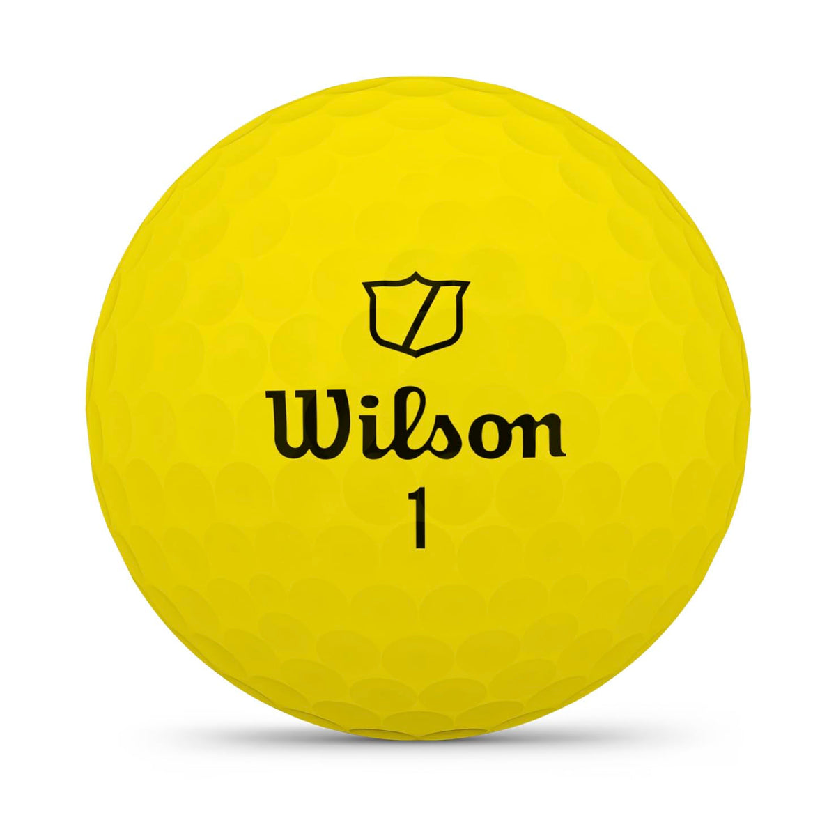 Wilson Triad 2025 yellow ball close-up of high-friction urethane cover for better control