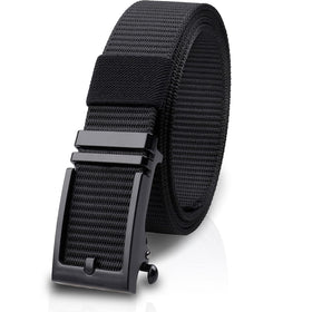 WIMSSERT ratchet belt buckle close-up showing quick-lock and release function