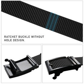 WIMSSERT ratchet belt nylon strap close-up highlighting durability