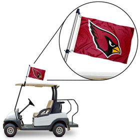 WinCraft flag set ideal for golf carts, ATVs, porches and more