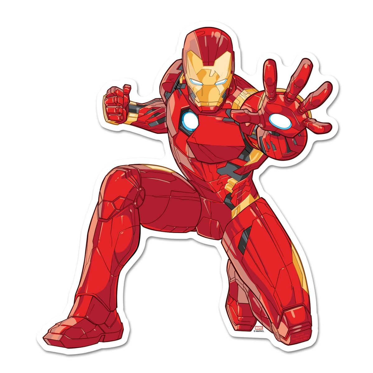 WinCraft Iron Man character sign for shelves and desks display
