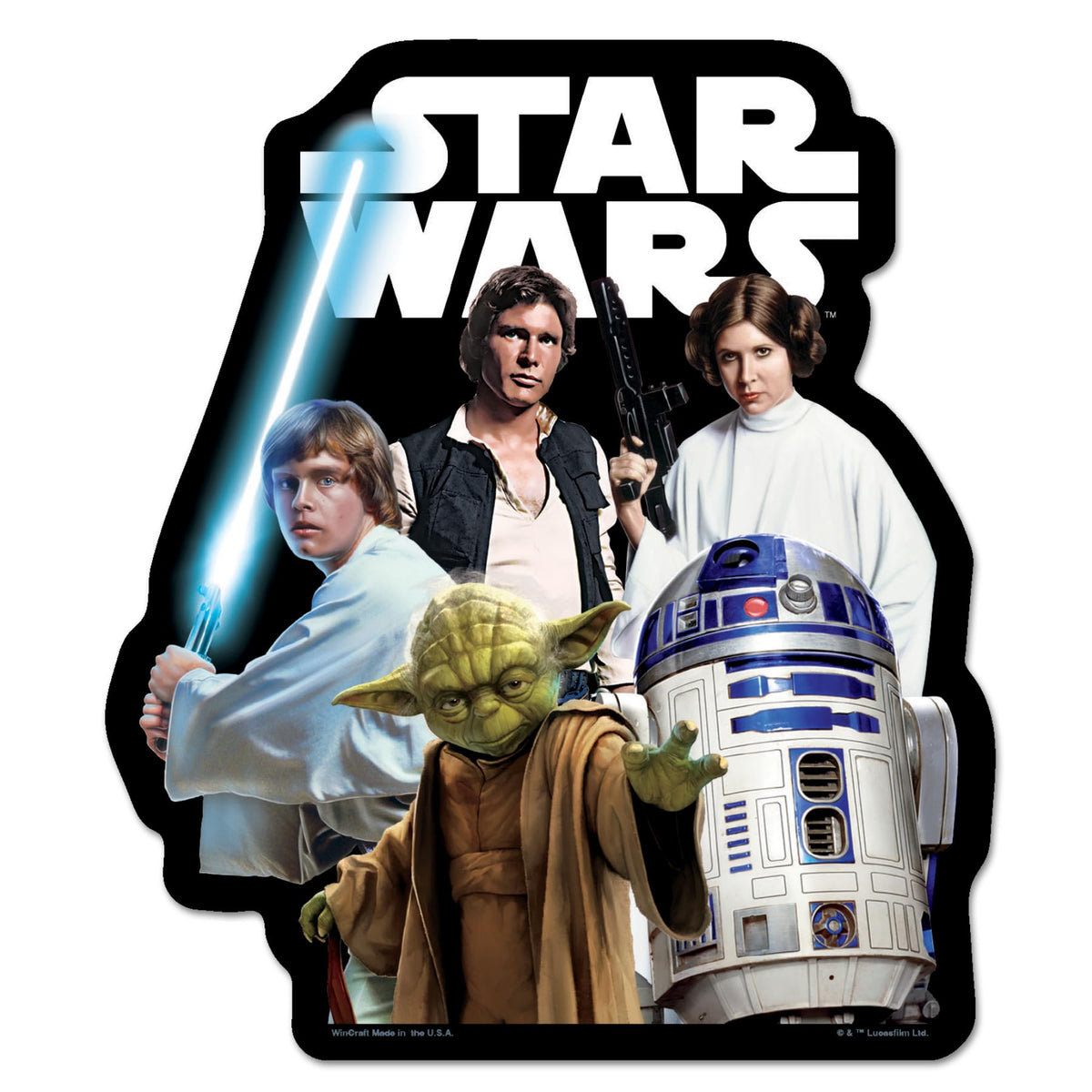 WinCraft Star Wars Rebels character sign on wood for wall display and fan decor