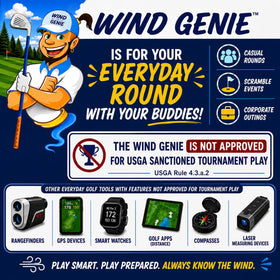Storage case included keeps Wind Genie protected between rounds.