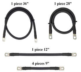 WindyNation 12-inch EZGO TXT 36V cable ready for a tight, durable fit
