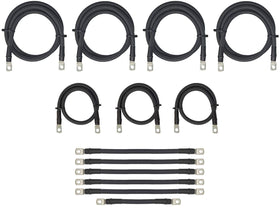 WindyNation EZGO TXT 36V battery cables provide durable power connections.
