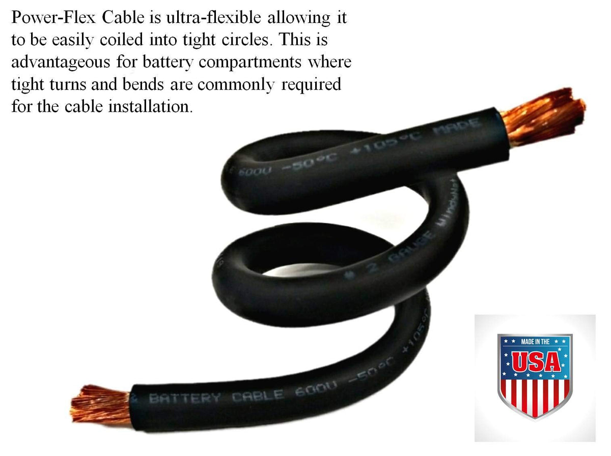 WindyNation USA-made cables with heat shrink protect against chemical exposure.