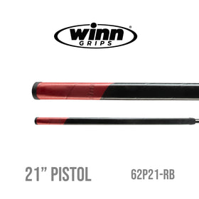 Winn red and black colorway enhances visibility and adds style on the green