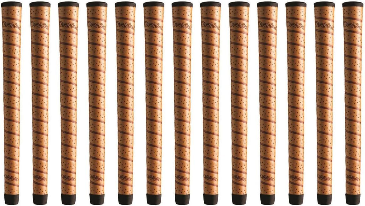 Winn 5DTWR-CP Dri-Tac Wrap contoured design aids finger placement for control.