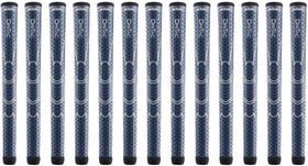 Winn Dri-Tac 13-piece bundle navy grips for a full club upgrade with all-weather control.
