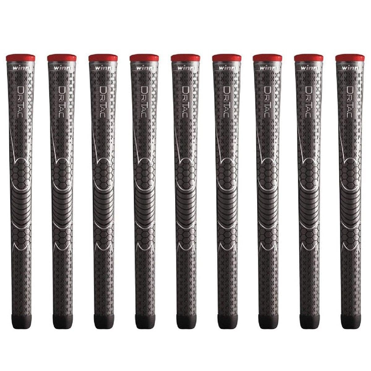 Winn Dri-Tac grip close-up showing soft touch for comfortable all-day grip.