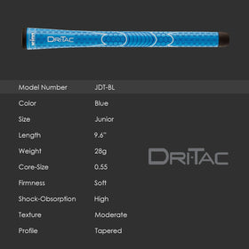 Grips installed on a club demonstrate reliable grip during swing.