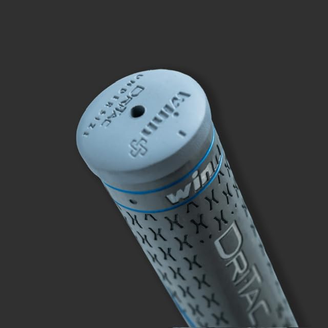 Winn Dri-Tac grip close-up; cushioned feel and non-slip surface.