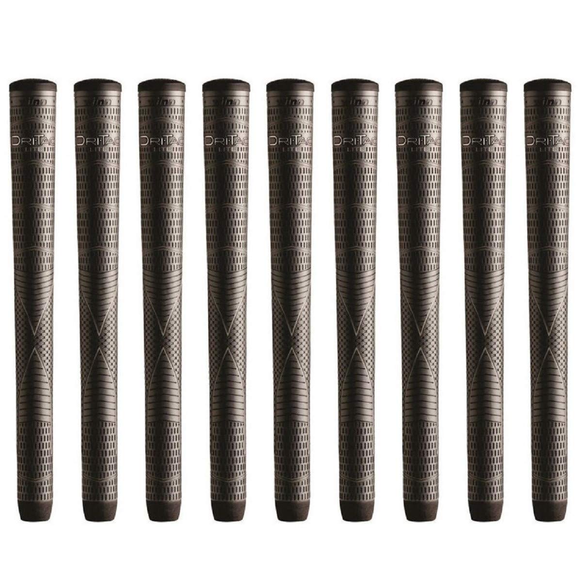 Winn Dri-Tac Lite Oversize Dark Gray 9-pack grips for weather-ready control and feel.