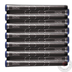 Winn Dri-Tac midsize gray grip close-up for all-weather non-slip control.