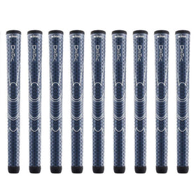 Winn Dri-Tac midsize navy 9-grip bundle showing tacky texture and secure grip.