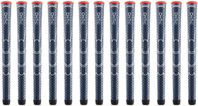 Winn Dri-Tac Navy Blue 13-piece grip bundle ready for installation.