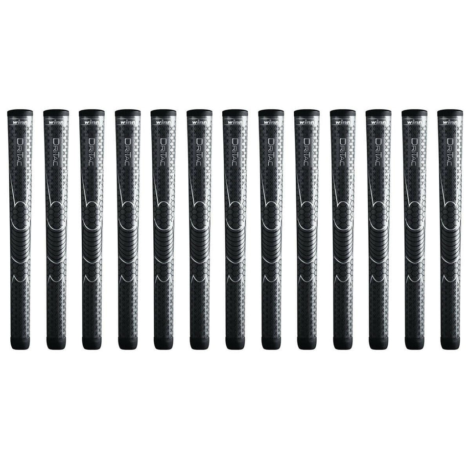 Winn Dri-Tac Oversize bundle packaging shows a dry-grip solution for all-weather play.
