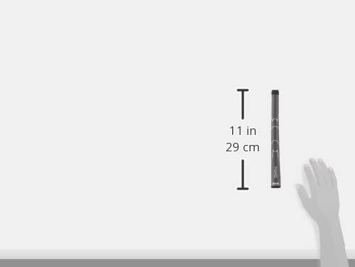 Winn Dri-Tac oversize grip on a club demonstrates jumbo size for control