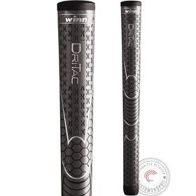 Winn Dri-Tac Oversize grip-closeup-texture: cushioned feel and improved hand traction