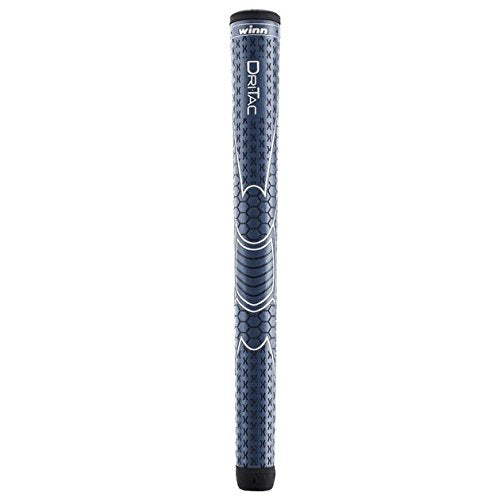 Winn Dri-Tac Oversize Navy Blue bundle scene highlights 9 grips ready for installation