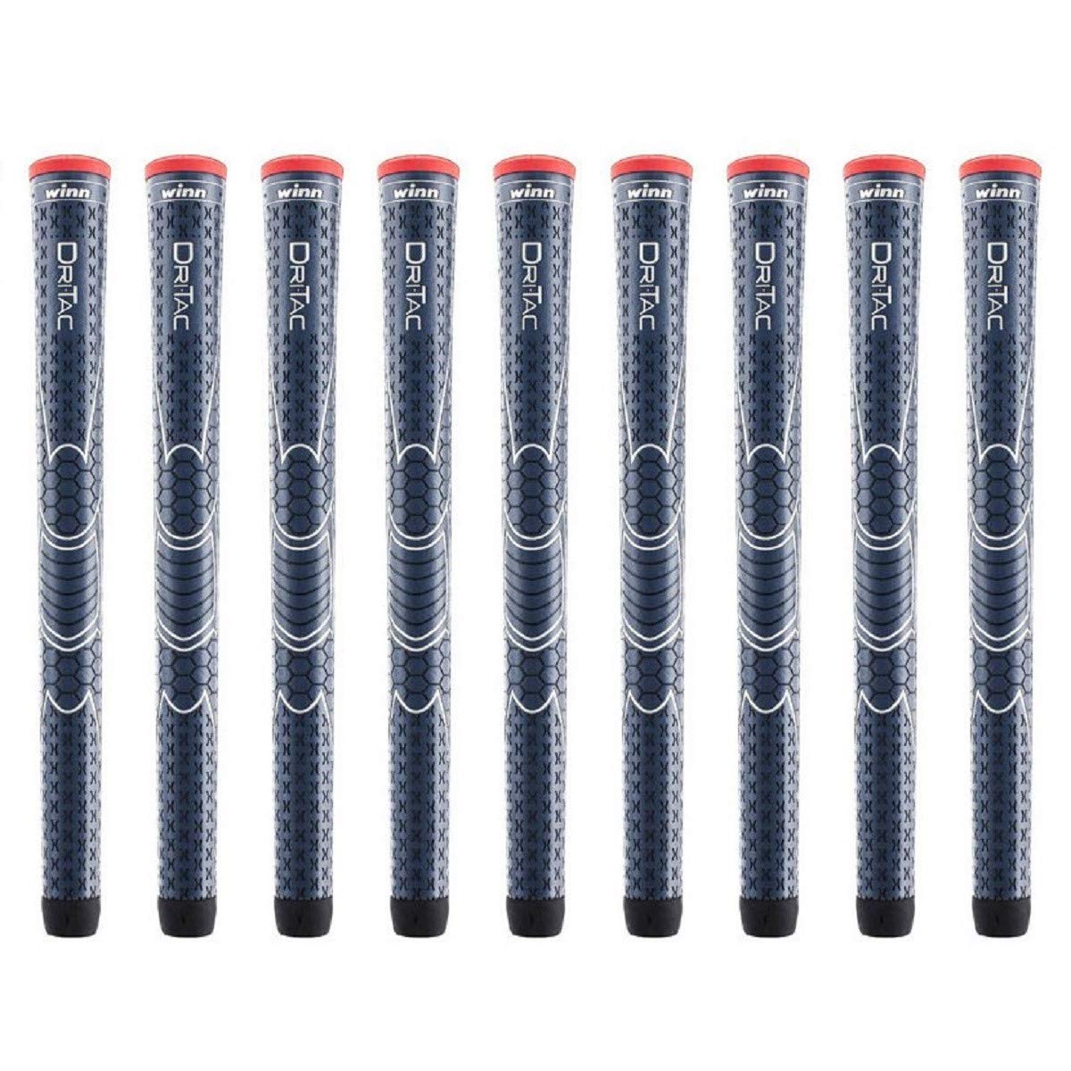 Winn Dri-Tac Standard Navy bundle front view with tacky, non-slip grip surface for all-weather play.