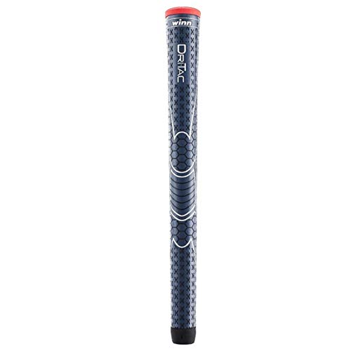Winn Dri-Tac Navy grip pack packaging emphasizing 9 grips and installation instructions.