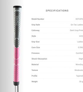 Winn Dri-Tac undersize texture close-up highlights cushioned feel