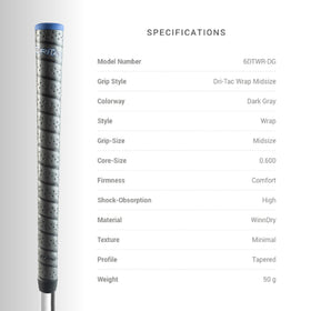 Winn Dri-Tac Wrap classic wrap design seen from an inline perspective