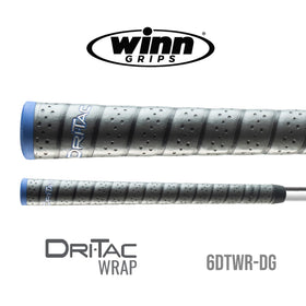 Winn Dri-Tac Wrap midsize grip closeup highlighting cushion for comfort and control